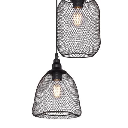 Globo - Kattokruunu narulla 3xE27/60W/230V