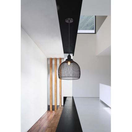 Globo - Kattokruunu narulla 1xE27/60W/230V