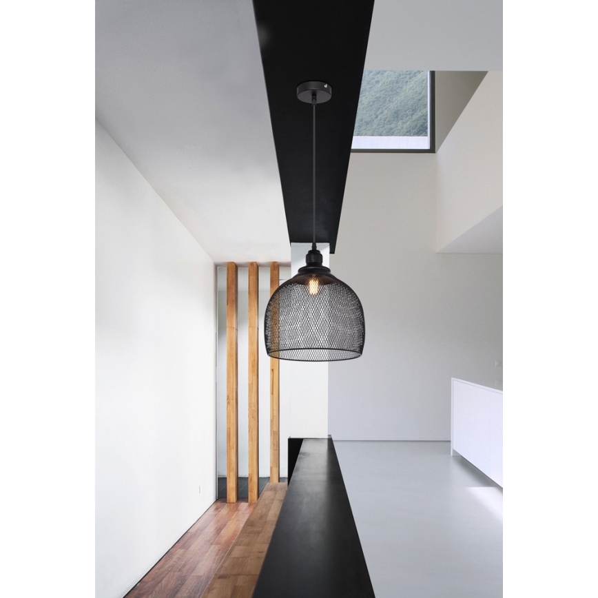 Globo - Kattokruunu narulla 1xE27/60W/230V
