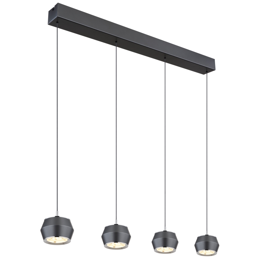 Globo - LED-kattokruunu johdossa 4xLED/6W/230V