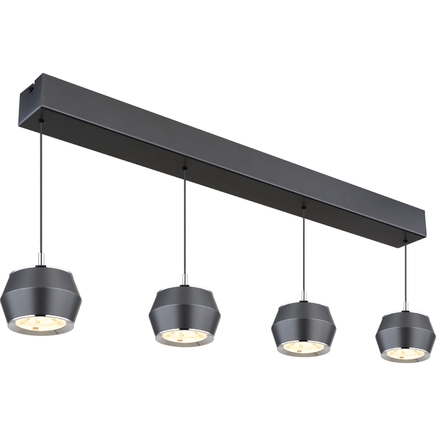 Globo - LED-kattokruunu johdossa 4xLED/6W/230V