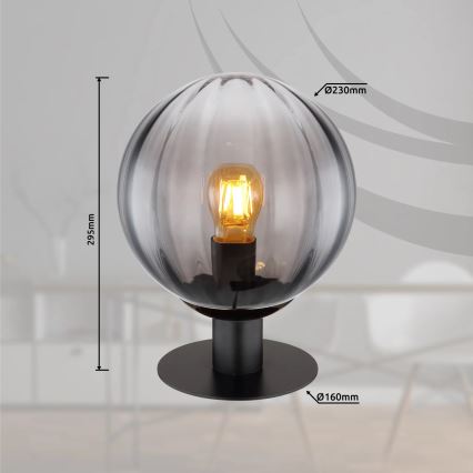 Globo - Pöytävalaisin 1xE27/12W/230V