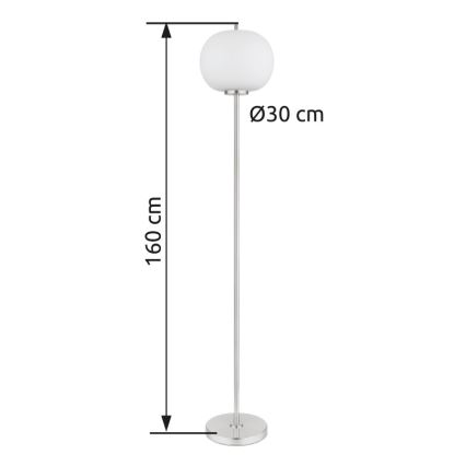 Globo - Lattialamppu 1xE27/60W/230V