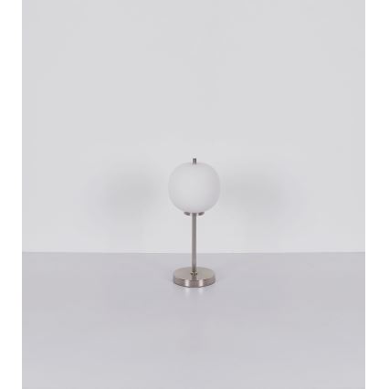 Globo - Pöytävalaisin 1xE14/40W/230V mattakromi
