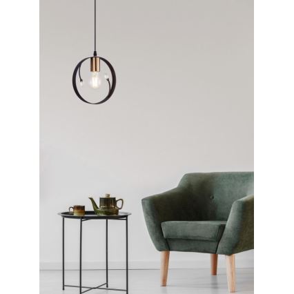 Globo - Kattokruunu narulla 1xE27/60W/230V