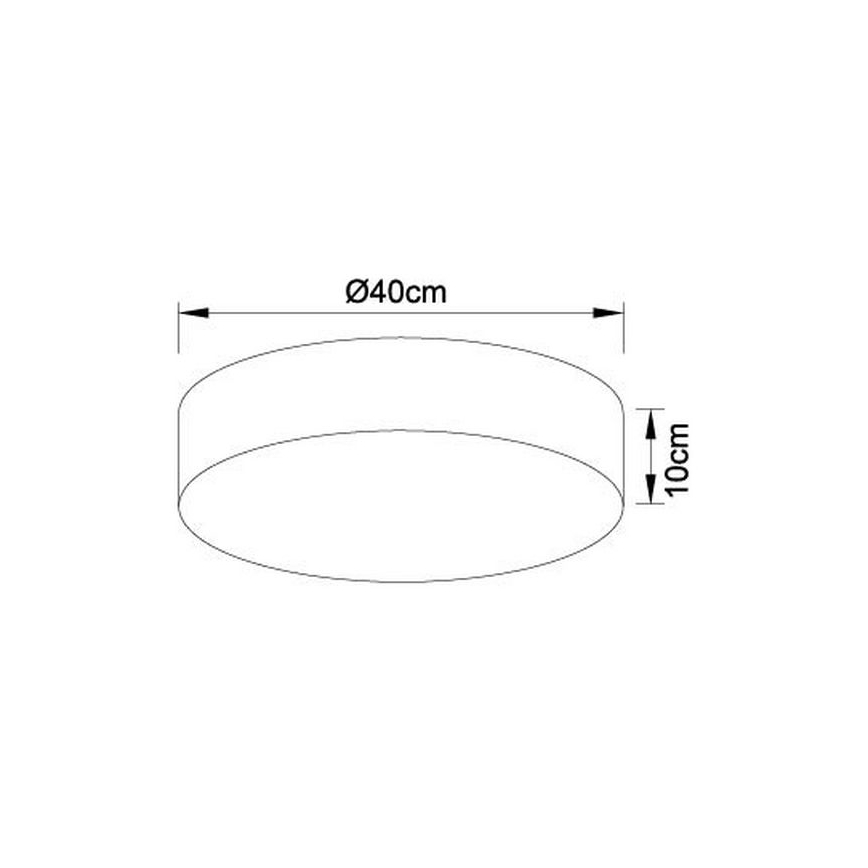 Globo - Himmennettävä LED-kattovalaisin LED/24W/230V + Kauko-ohjaus