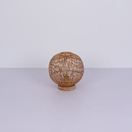 Globo - Pöytävalaisin 1xE27/60W230V bambu
