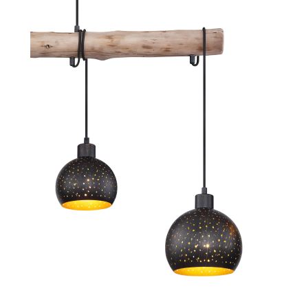 Globo - Kattokruunu narulla 4xE27/40W/230V