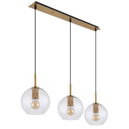 Globo - Kattokruunu johdossa 3xE27/60W/230V