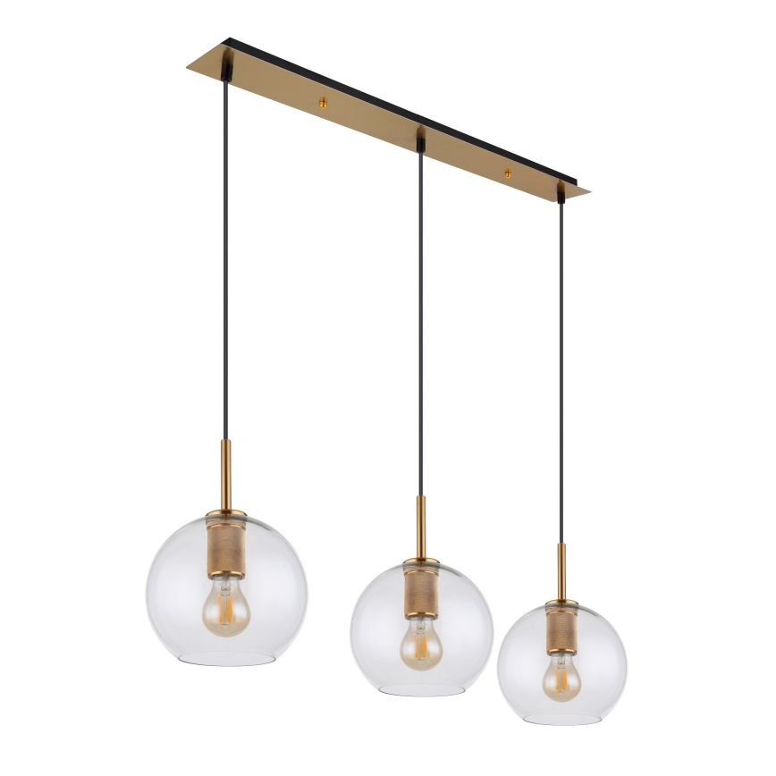 Globo - Kattokruunu johdossa 3xE27/60W/230V