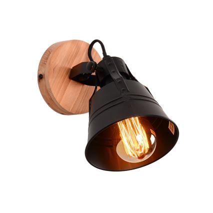 Globo - Seinäkohdevalo 1xE27/60W/230V jalokuusi