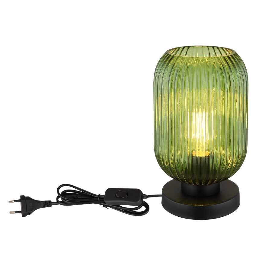 Globo - Pöytävalaisin 1xE27/40W/230V vihreä