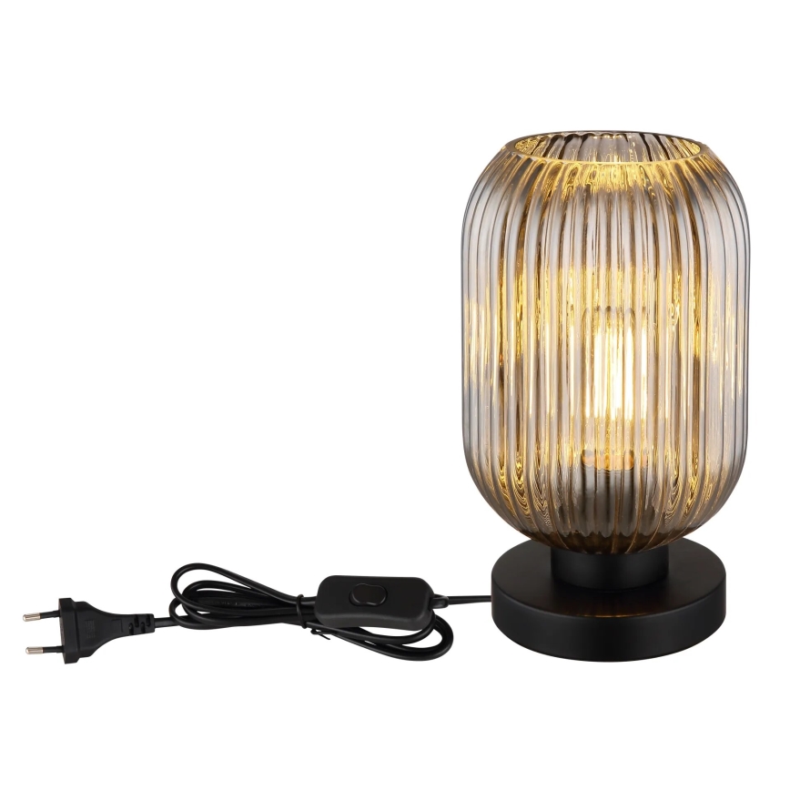Globo - Pöytävalaisin 1xE27/40W/230V harmaa
