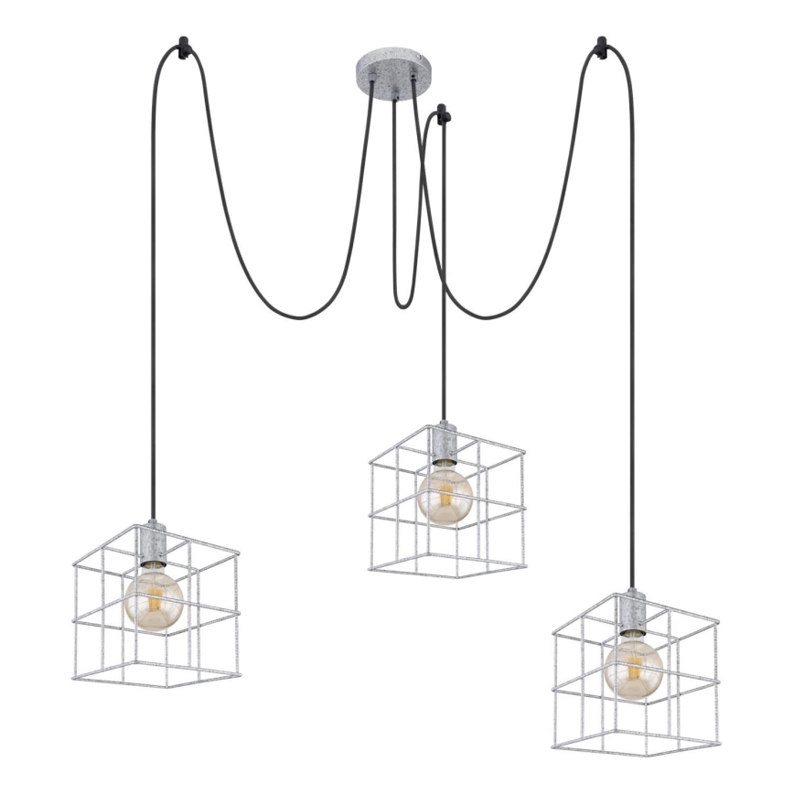 Globo 15530Z-3H1 - Kattokruunu johdossa MERRIL 3xE27/60W/230V