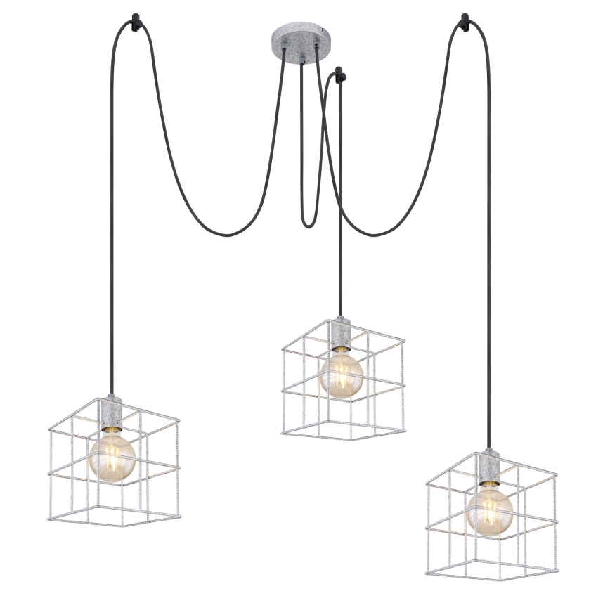 Globo 15530Z-3H1 - Kattokruunu johdossa MERRIL 3xE27/60W/230V