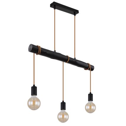 Globo - Kattokruunu johdossa 3xE27/60W/230V