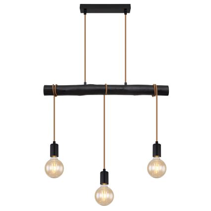 Globo - Kattokruunu johdossa 3xE27/60W/230V