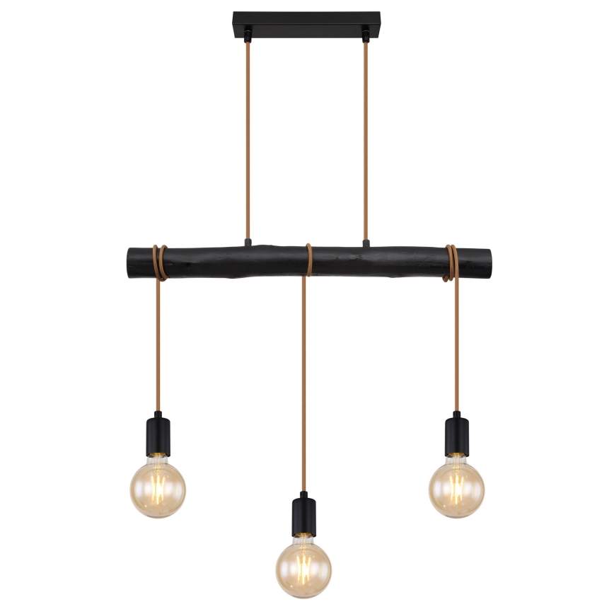 Globo - Kattokruunu johdossa 3xE27/60W/230V
