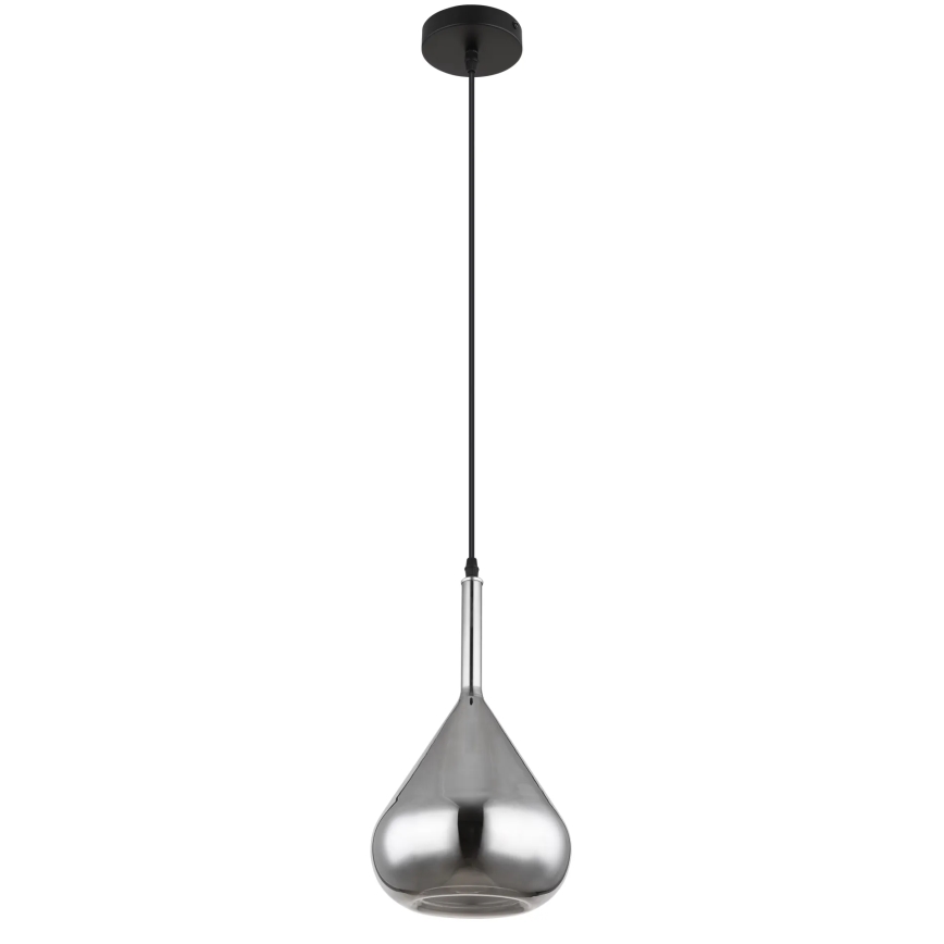 Globo - Kattokruunu johdossa 1xE27/60W/230V halkaisija 20 cm musta