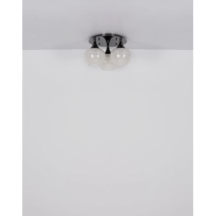 Globo - Kiinteä kattokruunu 3xE27/40W/230V antrasiitti
