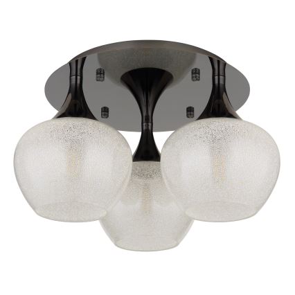 Globo - Kiinteä kattokruunu 3xE27/40W/230V antrasiitti