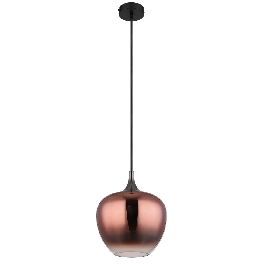 Globo - Kattokruunu johdossa 1xE27/60W/230V halkaisija 24 cm kupari