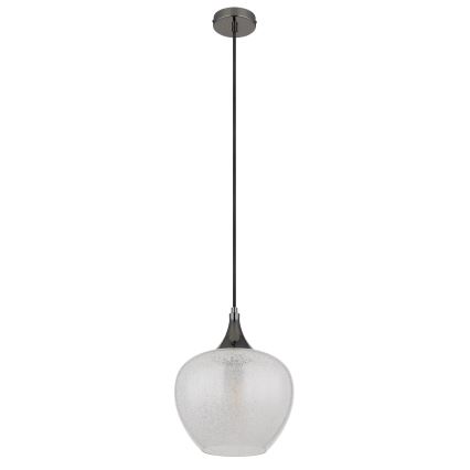 Globo - Kattokruunu johdossa 1xE27/40W/230V halkaisija 24 cm valkoinen/antrasiitti