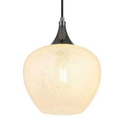 Globo - Kattokruunu johdossa 1xE27/40W/230V halkaisija 24 cm valkoinen/antrasiitti