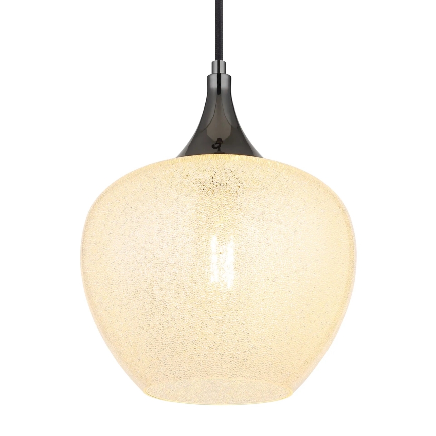 Globo - Kattokruunu johdossa 1xE27/40W/230V halkaisija 24 cm valkoinen/antrasiitti