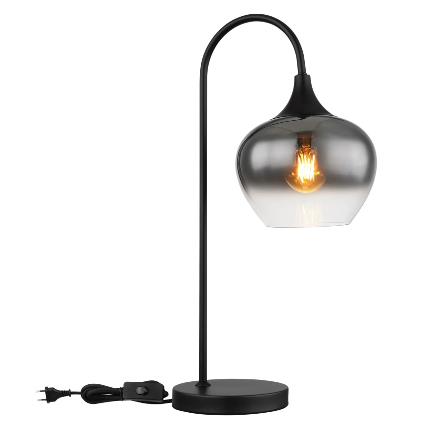 Globo - Pöytävalaisin 1xE27/40W/230V musta