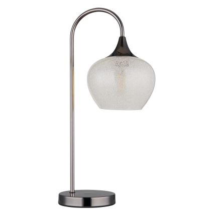 Globo - Pöytävalaisin 1xE27/40W/230V valkoinen/antrasiitti