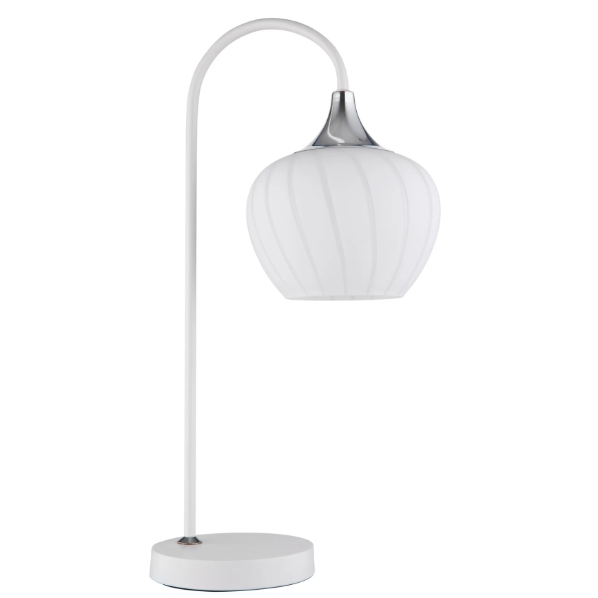 Globo - Pöytävalaisin 1xE27/40W/230V valkoinen