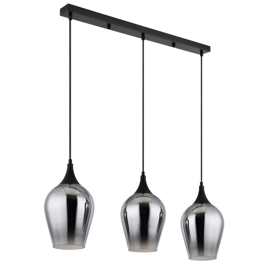 Globo - Kattokruunu johdossa 3xE27/60W/230V