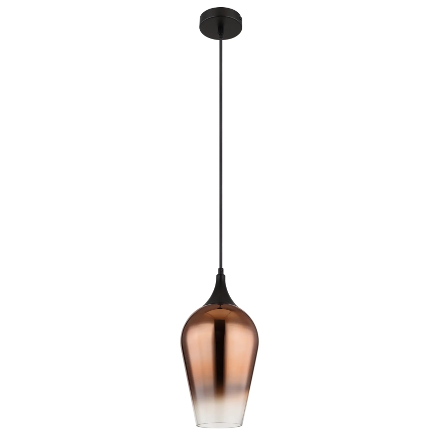 Globo - Kattokruunu johdossa 1xE27/60W/230V halkaisija 18 cm kupari