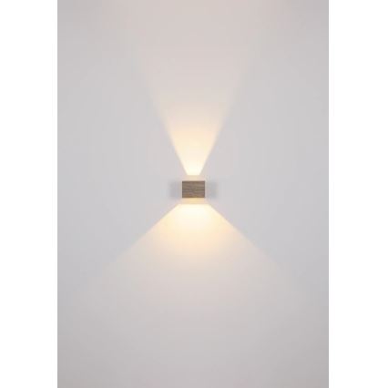 Globo - LED-seinävalaisin LED/8W/230V ruskea