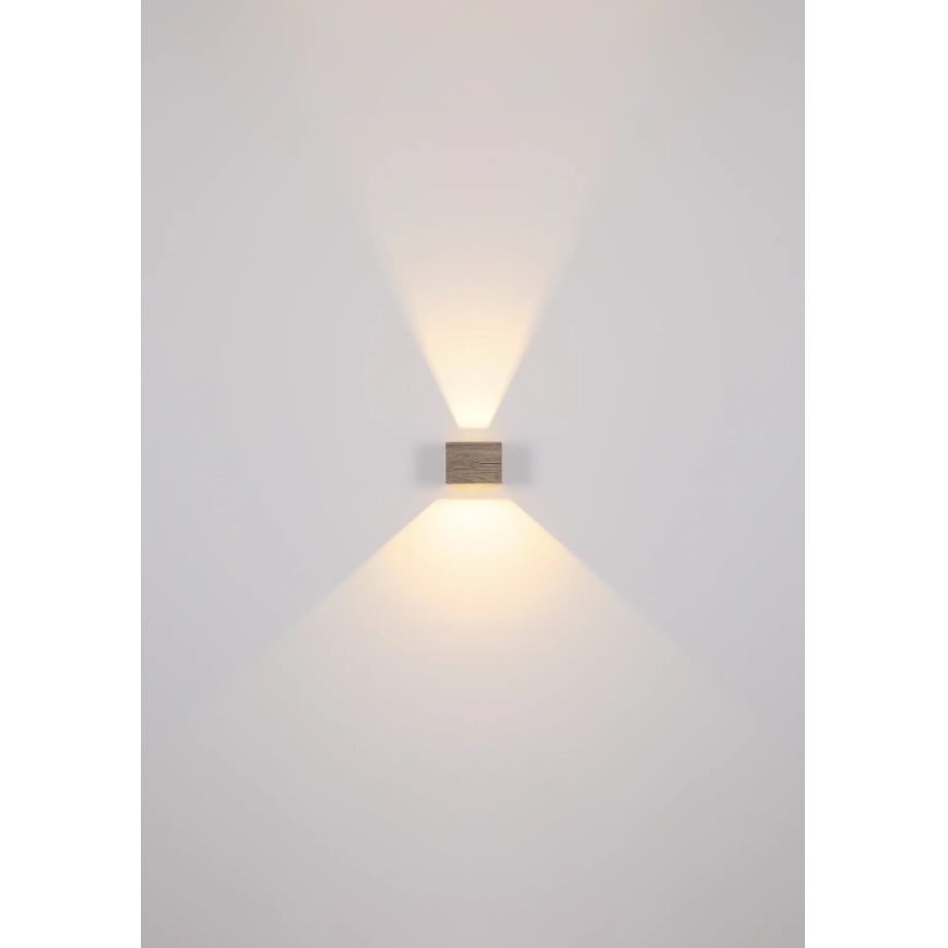 Globo - LED-seinävalaisin LED/8W/230V ruskea