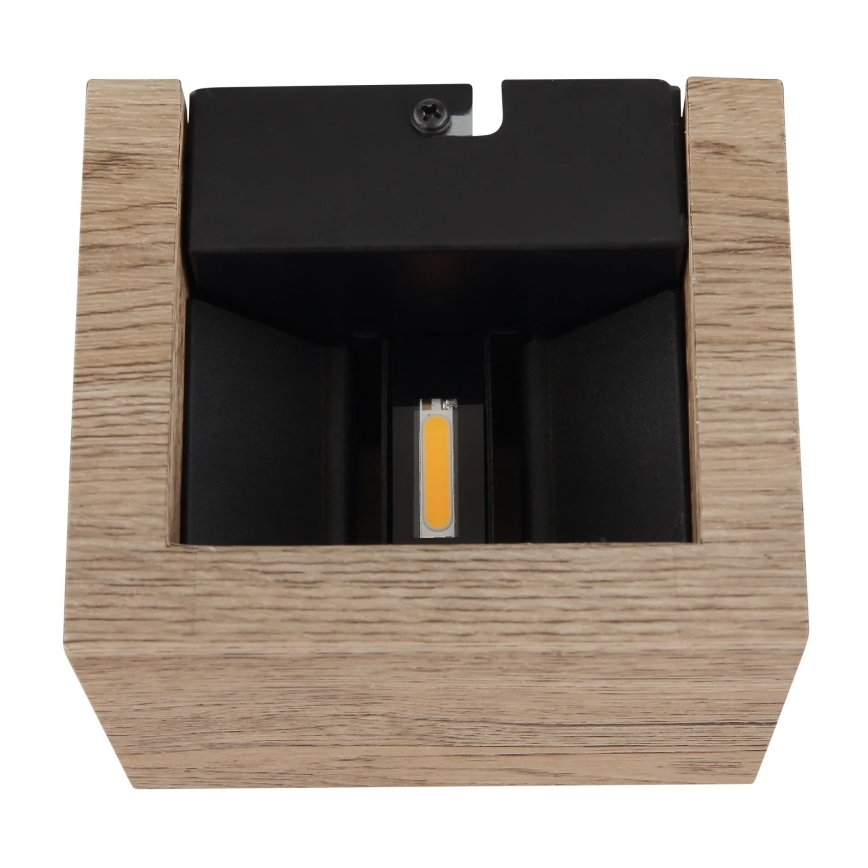 Globo - LED-seinävalaisin LED/8W/230V ruskea