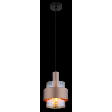 Globo - Kattokruunu johdossa 1xE27/60W/230V halkaisija 18,5 cm
