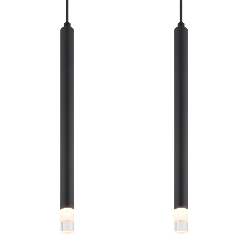 Globo - Kattokruunu johdossa 4xG9/4W/230V musta