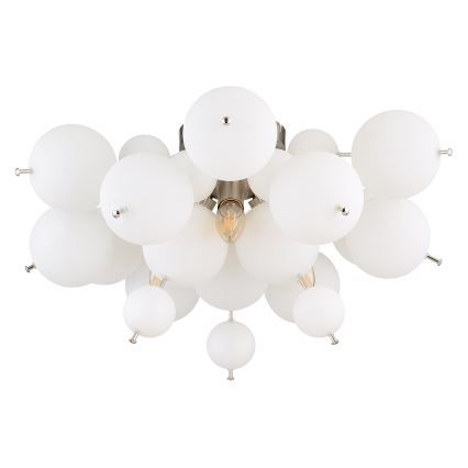 Globo - Kiinteä kattokruunu 3xE14/25W/230V halkaisija 55 cm valkoinen