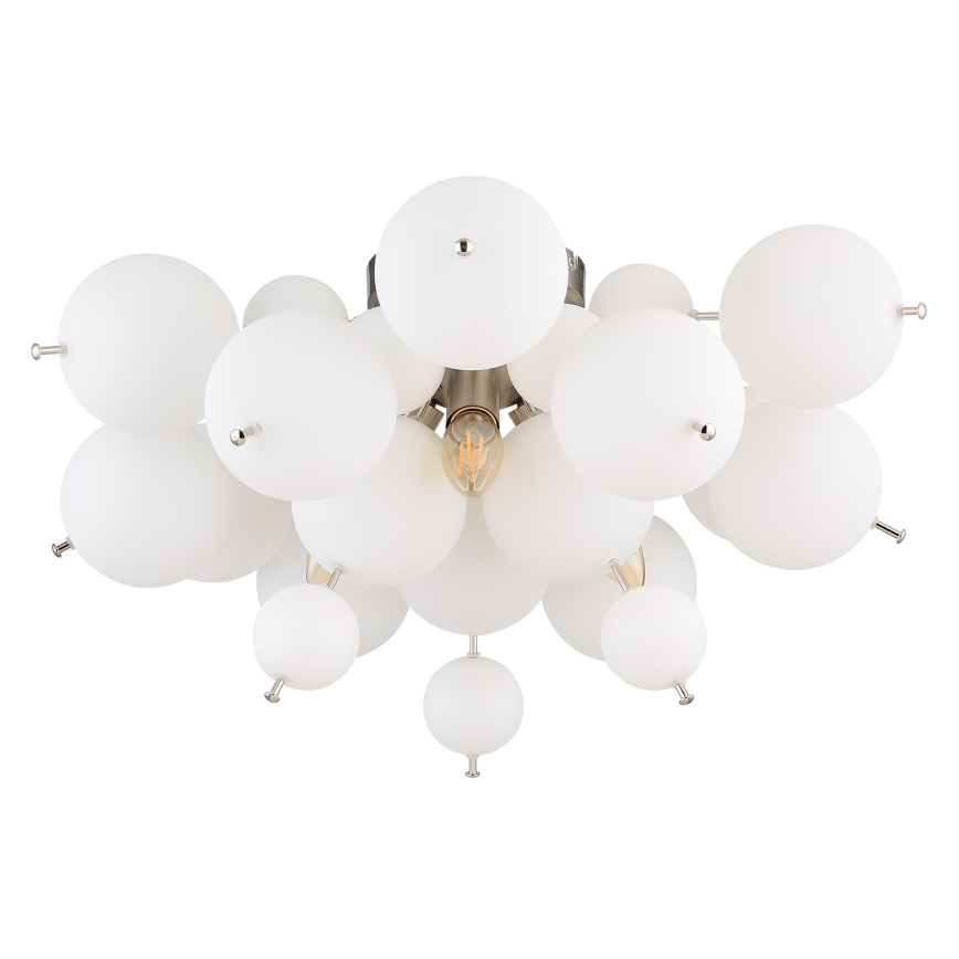 Globo - Kiinteä kattokruunu 3xE14/25W/230V halkaisija 55 cm valkoinen