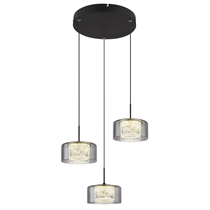 Globo - LED-kattokruunu johdossa 3xLED/8W/230V