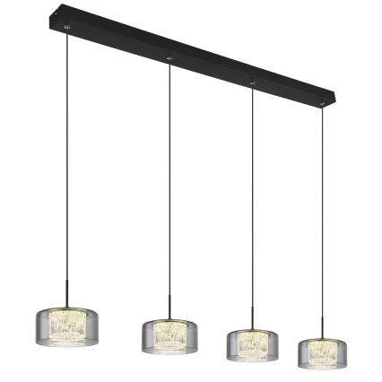 Globo - LED-kattokruunu johdossa 4xLED/8W/230V