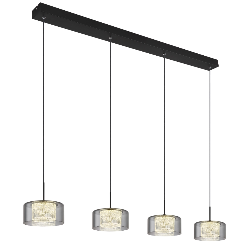 Globo - LED-kattokruunu johdossa 4xLED/8W/230V