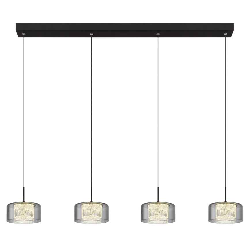 Globo - LED-kattokruunu johdossa 4xLED/8W/230V