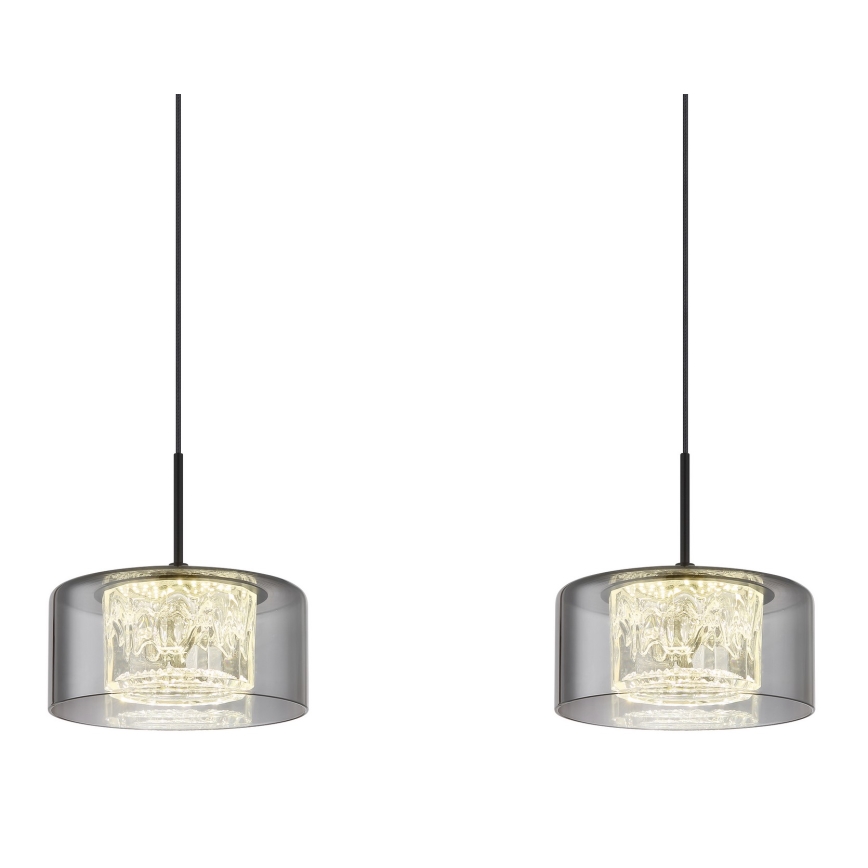 Globo - LED-kattokruunu johdossa 4xLED/8W/230V