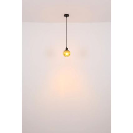 Globo - Kattokruunu johdossa 1xE27/25W/230V halkaisija 15 cm kupari