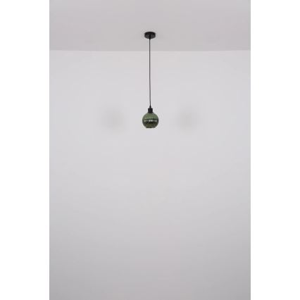 Globo - Kattokruunu johdossa 1xE27/25W/230V halkaisija 15 cm kupari