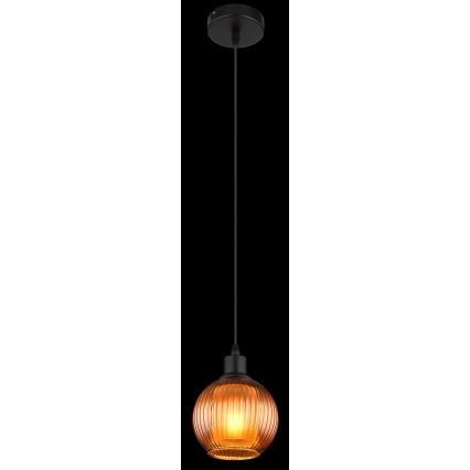 Globo - Kattokruunu johdossa 1xE27/25W/230V halkaisija 15 cm kupari