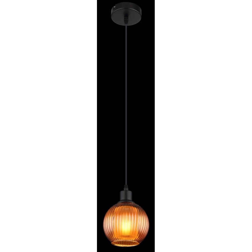 Globo - Kattokruunu johdossa 1xE27/25W/230V halkaisija 15 cm kupari
